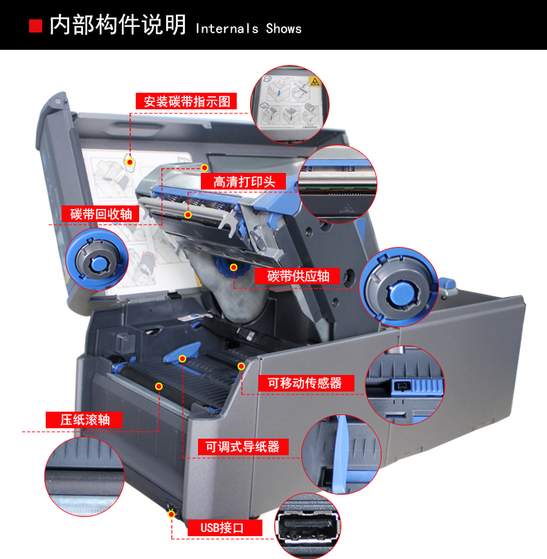 intermec易騰邁 PD43條碼打印機(jī)203/300標(biāo)簽打印機(jī) PD43