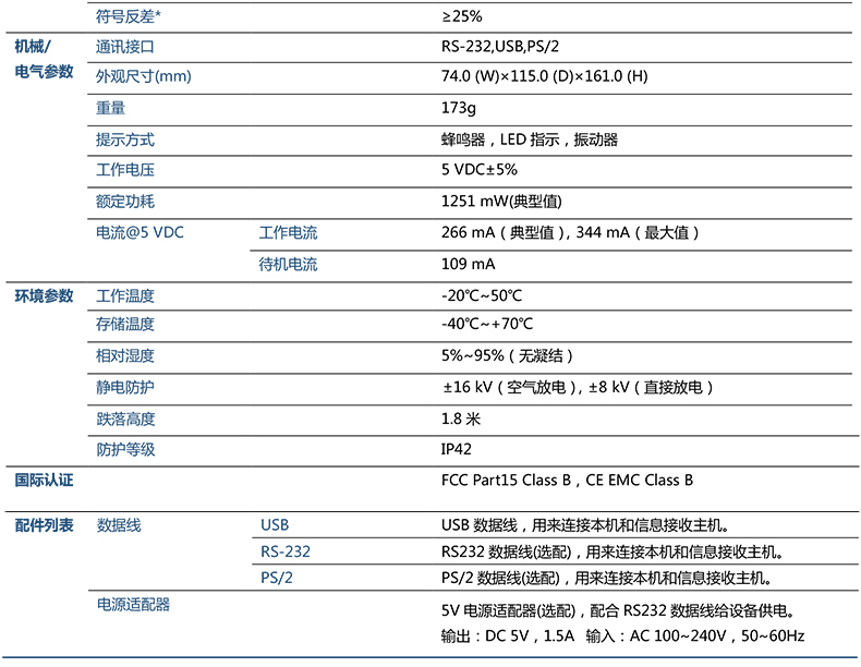 新大陸(NEWLAND) NVH200二維碼掃描槍 DPM碼工業(yè)型掃碼器倉庫物流掃碼金屬碼掃描 USB接口